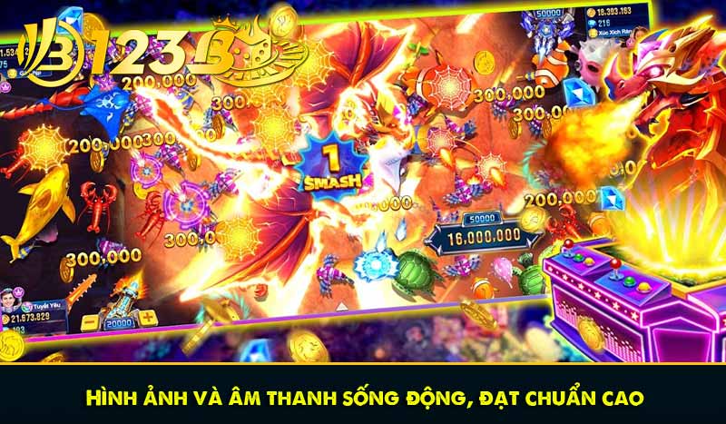 Hình ảnh và âm thanh sống động, đạt chuẩn cao