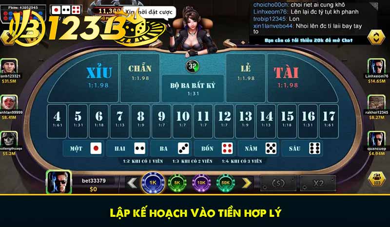 Xóc đĩa trực tuyến - Hướng dẫn cách chơi chi tiết tại 123B 9 lập kế hoạch vào tiền hợp lý